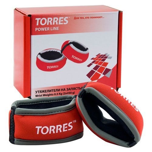 Torres PL607605 Утяжелители на запястье 0,5 кг - фото 213640