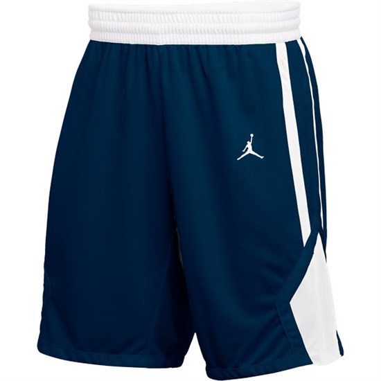 Nike AIR JORDAN STOCK Шорты баскетбольные Темно-синий/Белый - фото 213875