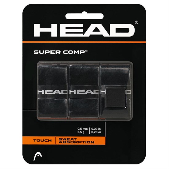 Head SUPER COMP Овергрип Черный - фото 216434