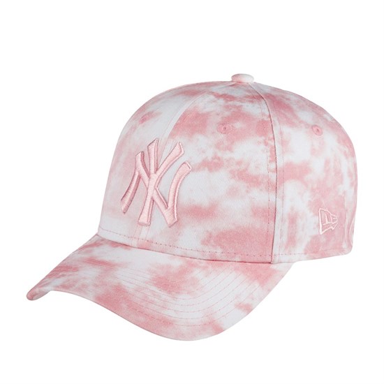 New Era 9FORTY NEW YORK YANKEES ESSENTIAL WOMENS Бейсболка женския Розовый/Белый - фото 217337