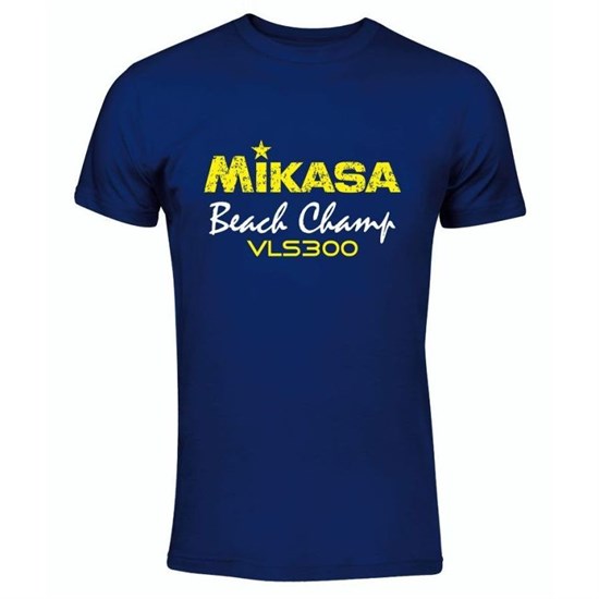 Mikasa MT5023 Футболка спортивная Синий/Желтый - фото 223951