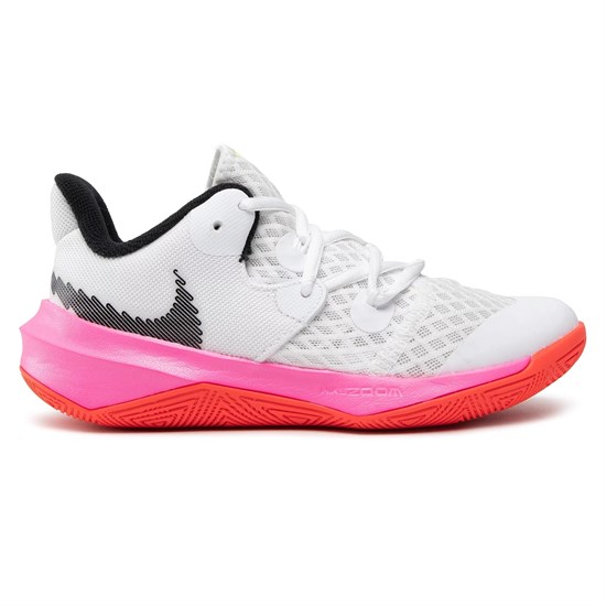 Nike ZOOM HYPERSPEED COURT Кроссовки волейбольные Белый/Розовый - фото 230714
