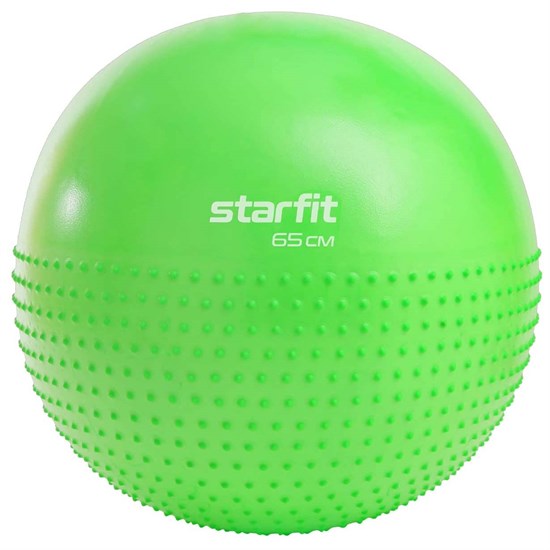 Starfit CORE GB-201 65 СМ Фитбол полумассажный антивзрыв Зеленый - фото 234151