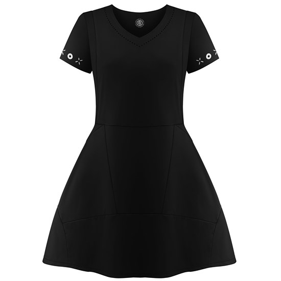 Poivre Blanc PERFORMANCE STRETCH DRESS Платье теннисное женское Черный - фото 235805