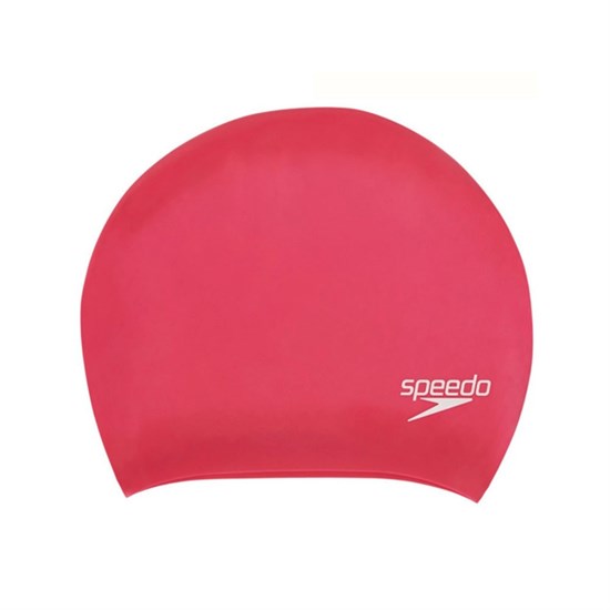 Speedo LONG HAIR CAP Шапочка для плавания Розовый - фото 236074