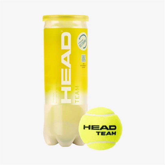 Head TEAM 3B Мячи для большого тенниса (3 шт) - фото 242478