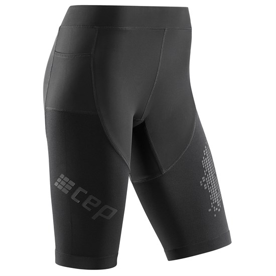 CEP RUN SHORT 3.0 (W) Компрессионные шорты женские Черный/Серый - фото 242686