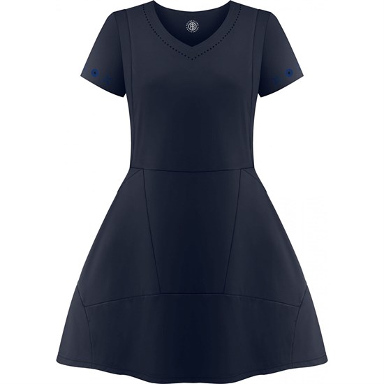 Poivre Blanc PERFORMANCE STRETCH DRESS Платье теннисное женское Темно-синий - фото 243810