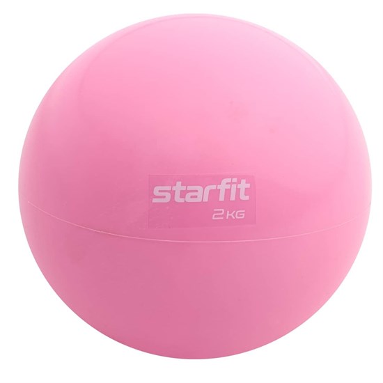 Starfit GB-703 2 КГ Медбол Розовый пастель - фото 246813