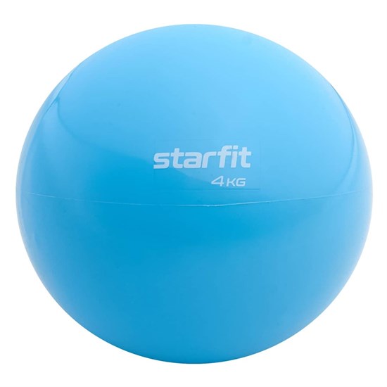 Starfit GB-703 4 КГ Медбол Синий пастель - фото 246952