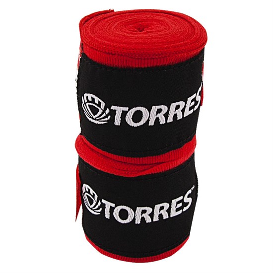 Torres PRL62017 Бинт боксерский 3,5м Красный/Черный - фото 247083