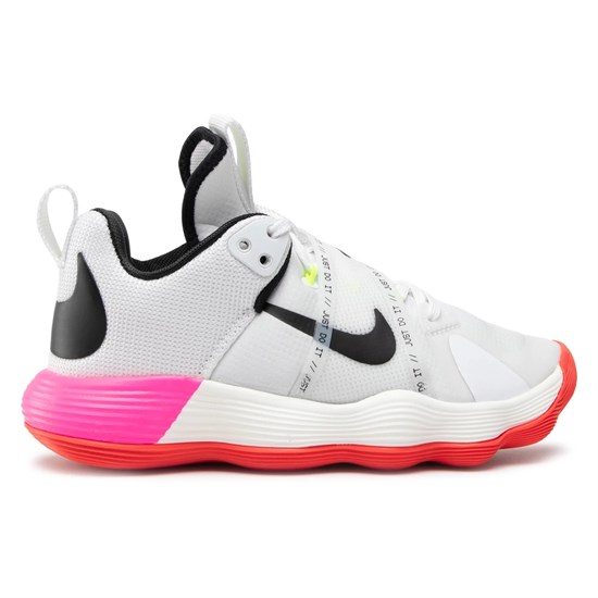 Nike REACT HYPERSET Кроссовки волейбольные Белый/Розовый* - фото 247603