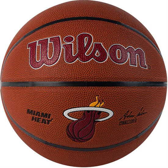 Wilson NBA MIAMI HEAT (WTB3100XBMIA) Мяч баскетбольный - фото 248066