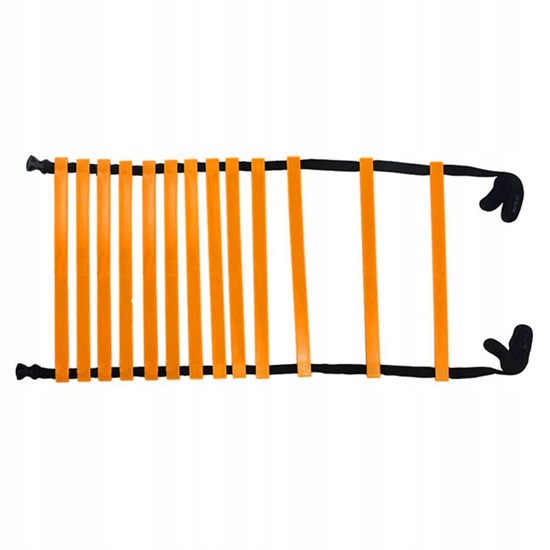 Rusbrand ЛК-6 Лестница для тренировок 6м Оранжевый/Черный - фото 248299