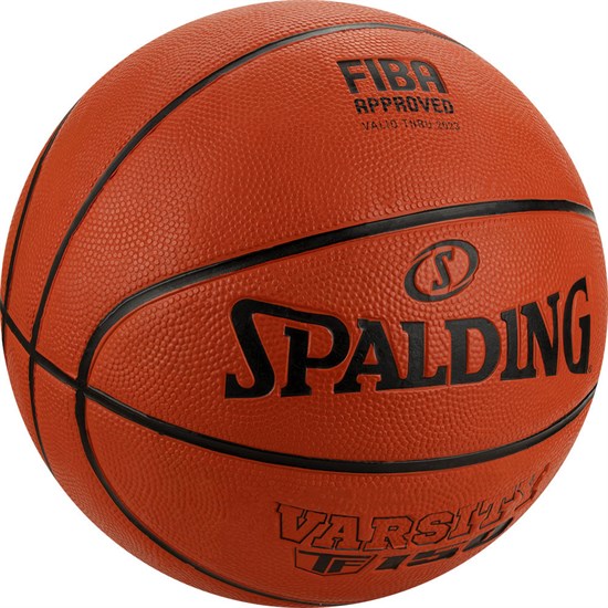 Spalding VARSITY TF-150 LOGO FIBA (84-423Z) Мяч баскетбольный Коричневый/Черный - фото 248613
