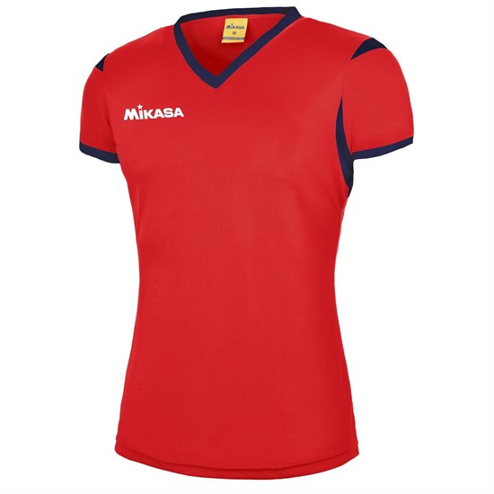 Mikasa NENE Футболка волейбольная женская Красный/Синий - фото 248786