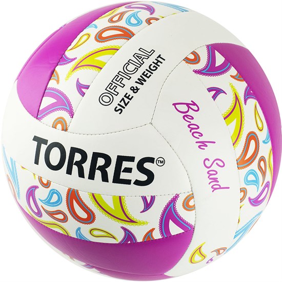 Torres BEACH SAND PINK (V32085B) Мяч для пляжного волейбола - фото 249279