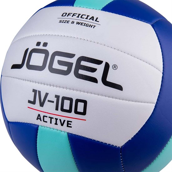 Jogel JV-100 Мяч волейбольный Синий/Мятный - фото 249458