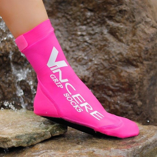 Vincere GRIP SOCKS PINK Носки для пляжного волейбола (Липкий лого) Розовый - фото 249845