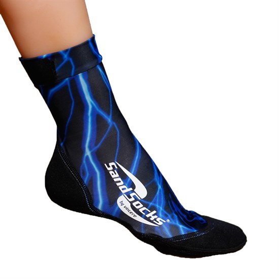 Vincere SAND SOCKS BLUE LIGHTNING Носки для пляжного волейбола Черный/Синий - фото 250181