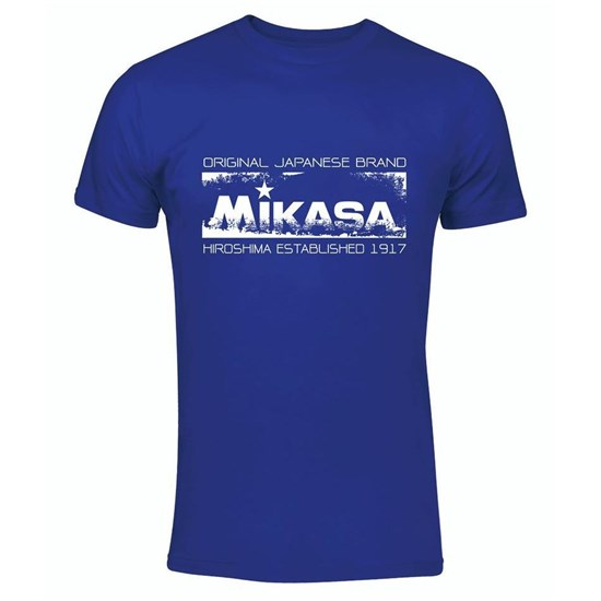 Mikasa MT5023 Футболка спортивная Синий/Белый - фото 250661