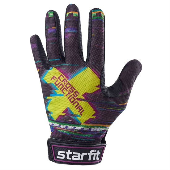 Starfit WG-104 Перчатки для фитнеса Черный/Разноцветный - фото 253004