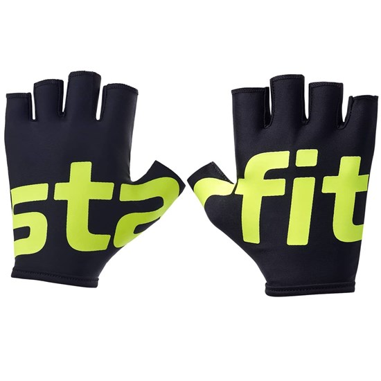 Starfit WG-102 Перчатки для фитнеса Черный/Зеленый - фото 253711