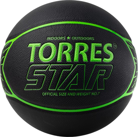 Torres STAR (B323127) Мяч баскетбольный - фото 254004