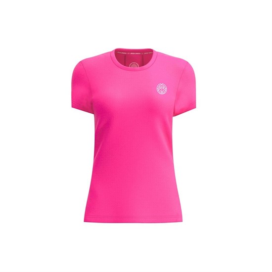 Bidi Badu CREW (W) Футболка теннисная женская Розовый - фото 254818