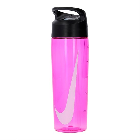 Nike TR HYPERCHARGE STRAW BOTTLE GRAPHIC Бутылка для воды 710 мл Розовый - фото 256087