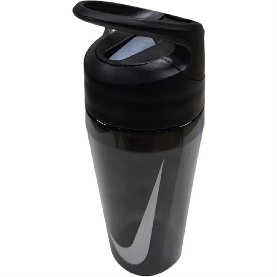 Nike TR HYPERCHARGE STRAW BOTTLE GRAPHIC Бутылка для воды 450 мл Черный - фото 256217