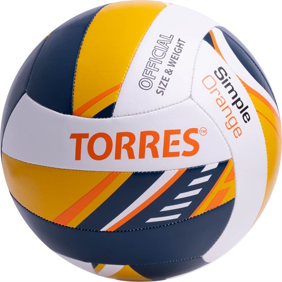 Torres SIMPLE ORANGE (V323125) Мяч волейбольный - фото 257143