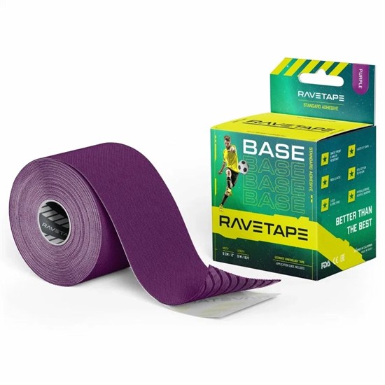 RaveTape BASE 5см×5м Кинезиотейп Фиолетовый - фото 257235