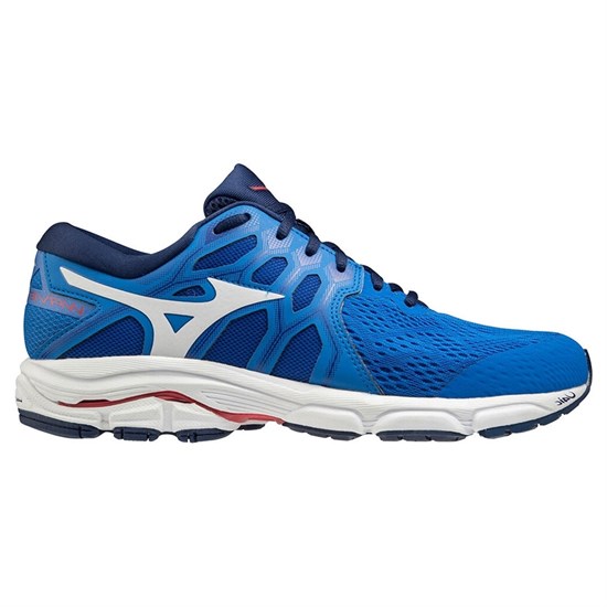 Mizuno WAVE EQUATE 4 Кроссовки беговые Синий/Белый - фото 258763