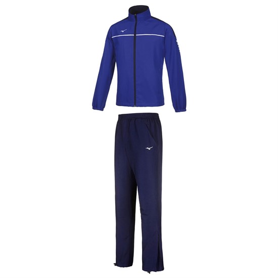 Mizuno MICRO TRACKSUIT (W) Костюм спортивный женский Синий/Темно-синий - фото 259905