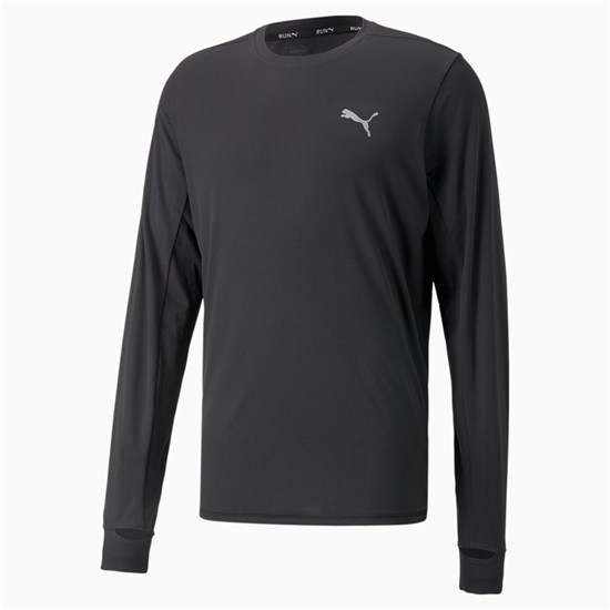 Puma FAVOURITE LONG SLEEVE TEE Лонгслив беговой Черный - фото 261879