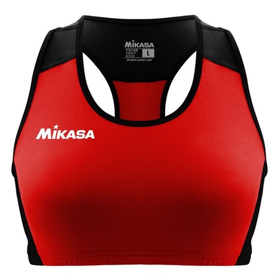 Mikasa MT6051 Топ для пляжного волейбола женские Красный/Черный - фото 262480