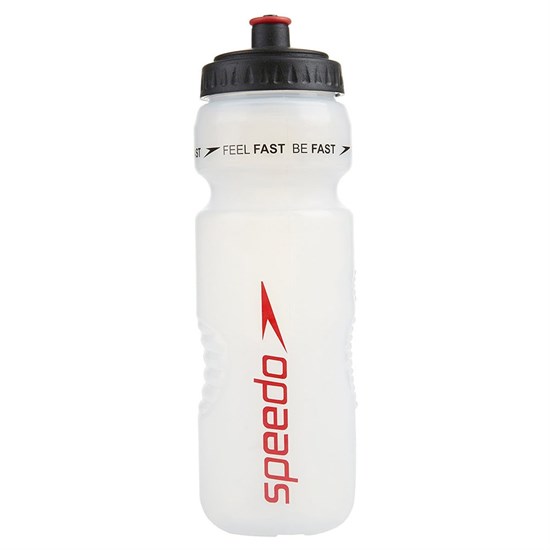 Speedo WATER BOTTLE Бутылка для воды Прозрачный/Красный/Черный - фото 262573