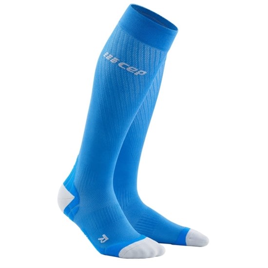 CEP ULTRALIGHT TALL COMPRESSION SOCKS (W) Компрессионные гольфы ультратонкие женские Синий - фото 262832