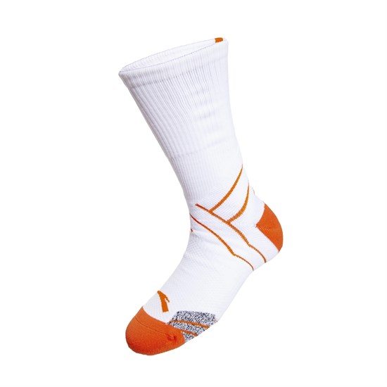 Anta BASKETBALL 892341336-3 Носки баскетбольные высокие Белый/Оранжевый - фото 263279