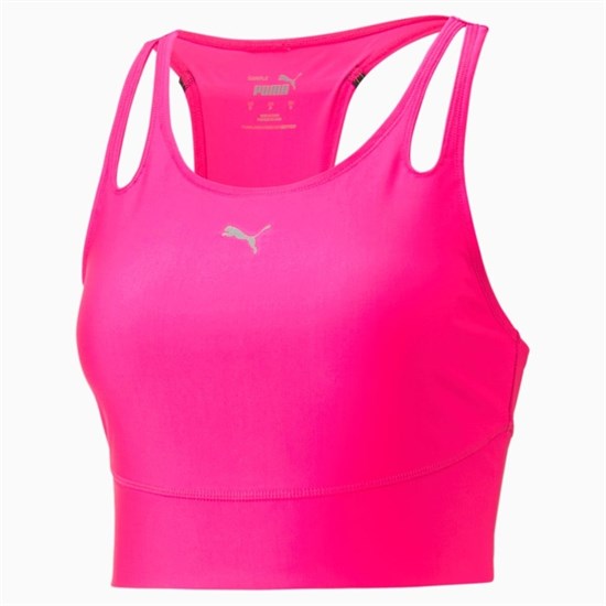 Puma ULTRAFORM CROP TANK (W) Топ беговой женский Розовый - фото 263411