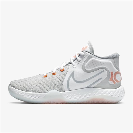 Nike KD TREY 5 VIII Кроссовки баскетбольные Серый/Оранжевый - фото 264279