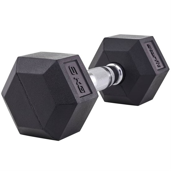 Starfit DB-301 6 КГ Гантель обрезиненная Черный - фото 266302