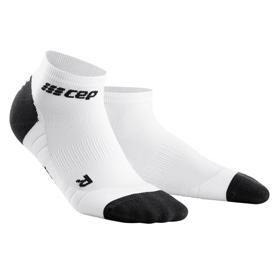 CEP LOW CUT COMPRESSION SOCKS 3.0 (W) Компрессионные короткие носки женские Белый/Черный - фото 267114