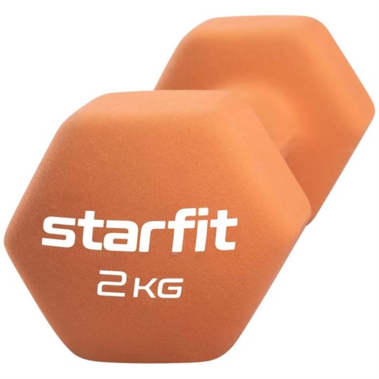 Starfit CORE DB-201 2 КГ Гантель неопреновая - фото 268261