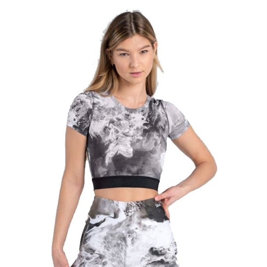 Slavi CROP TOP SMOKE SHADOW Топ женский Серый - фото 268303