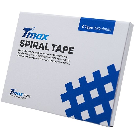 Tmax SPIRAL TAPE TYPE C Кросс-тейп Телесный (20 листов) - фото 269303