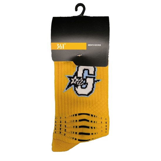 361° AARON GORDON BASKETBALL SOCKS Носки баскетбольные Желтый/Черный/Белый - фото 270091