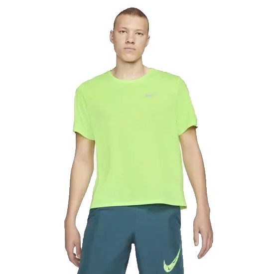 Nike DRI-FIT MILER Футболка беговая Салатовый* - фото 270497