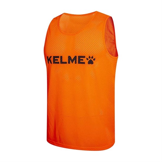 Kelme KID TRAINING VEST Манишка тренировочная детская Оранжевый/Черный - фото 270713